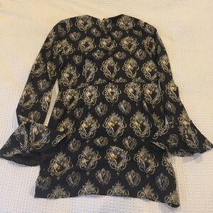 Dolce & Gabbana Sacred Heart Printed Dress Cady Black